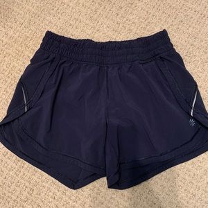 Athleta navy blue shorts size small